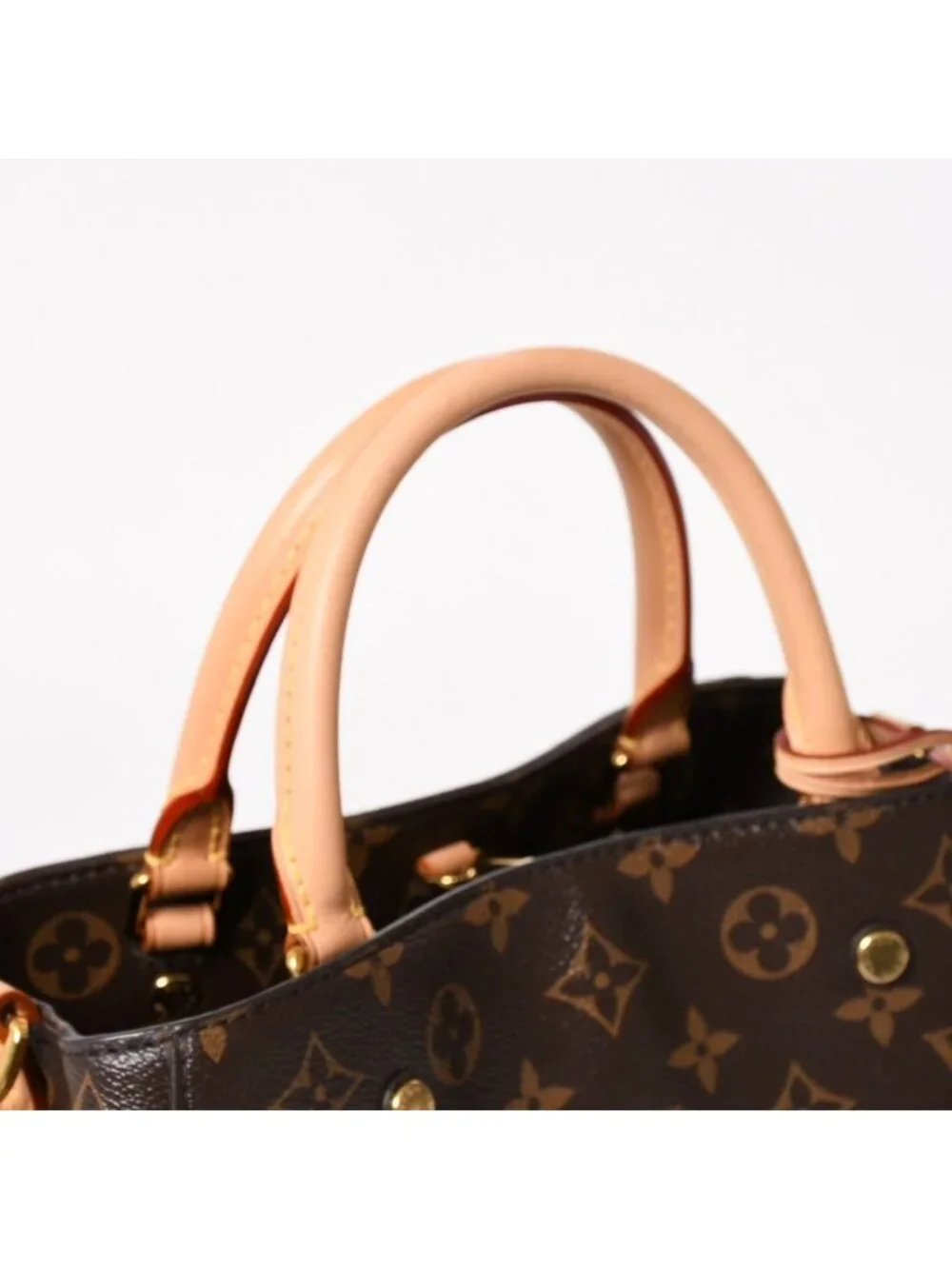 Louis Vuitton Montaigne BB Monogram Handbag Brown